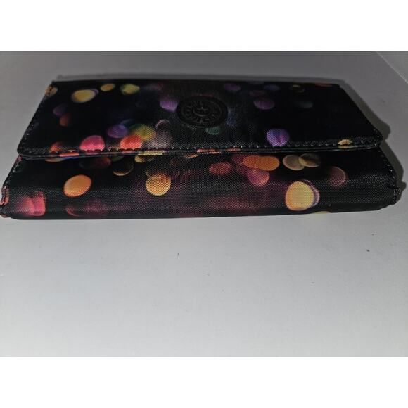 Kipling Wallet Crossbody Multicolor Bubble Pattern 7.5x4.75  * Read - Picture 5 of 12